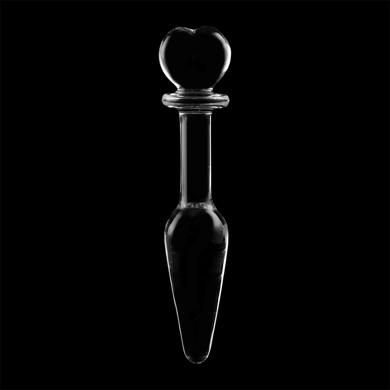 NEBULA SERIES BY IBIZA - MODEL 7 ANAL PLUG BOROSILICATE GLASS CLEAR 13.5 CM -O- 3 CM - Image 7