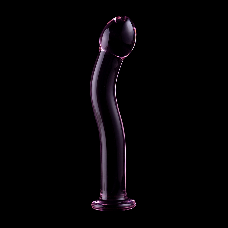 NEBULA SERIES BY IBIZA - MODEL 18 DILDO BOROSILICATE GLASS PINK 18.5 CM -O- 3.5 CM - Image 7