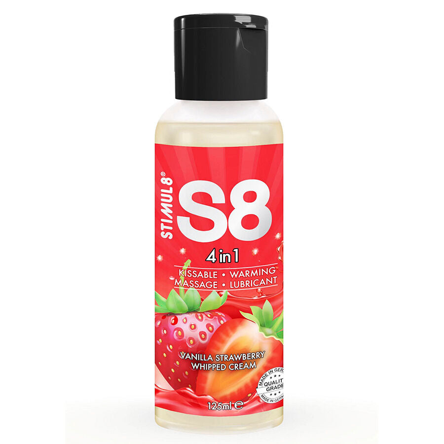 STIMUL8 - S8 4 IN 1 STRAWBERRY DESSERT LUBRICANT 125 ML