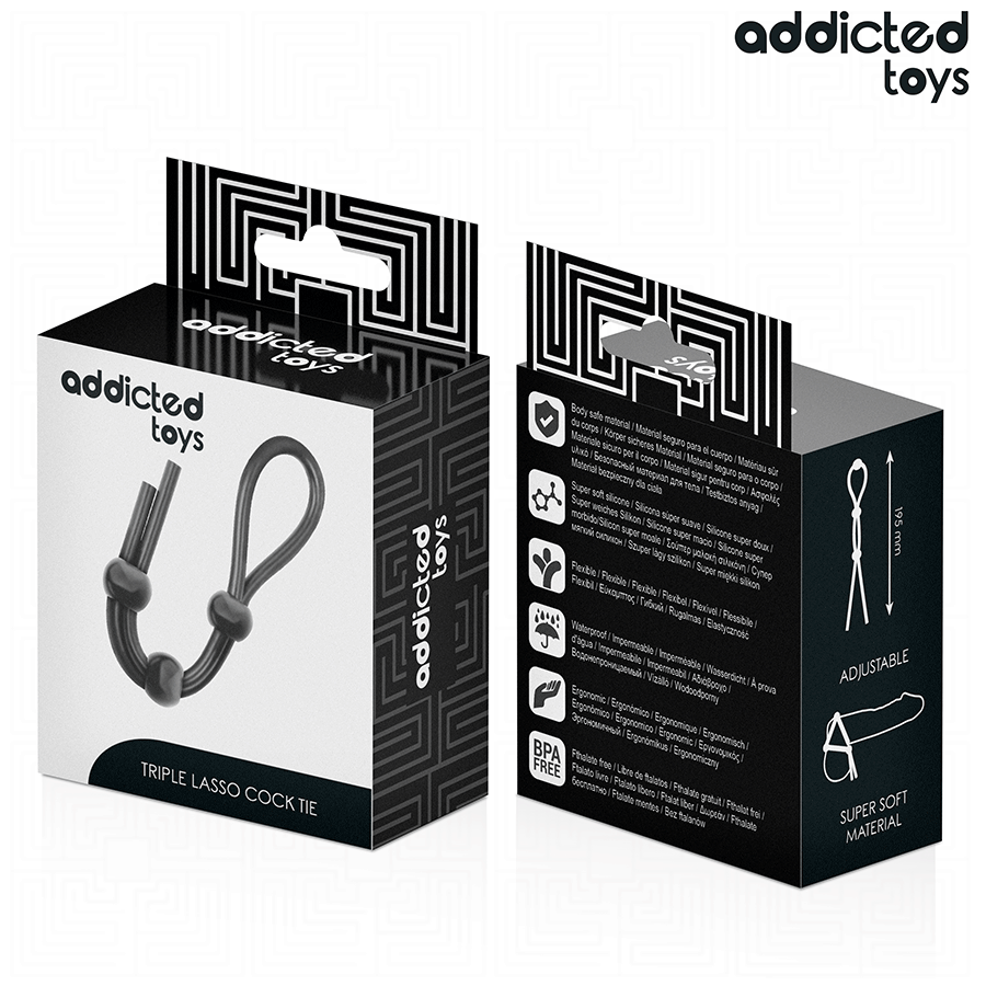 ADDICTED TOYS - SILICONE ROPE FOR THE TRIPLE LOOP PENIS - Image 7