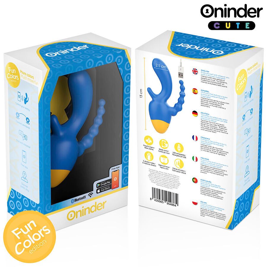 ONINDER CUTE - LOVE 3 SOME TRIPLE VIBRATOR - FREE WORLDWIDE APP - Image 8