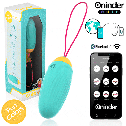 ONINDER CUTE - LOVE PLEASURE VIBRO-ROTATING SILICONE GEM EGG - FREE WORLDWIDE APP - Image 2