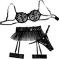 SET LENJERIE SEXY BLACK CARLA