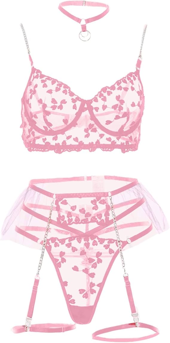 LENJERIE ROZ DIN DANTELA