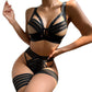 SET SEXY BLACK STRAPS