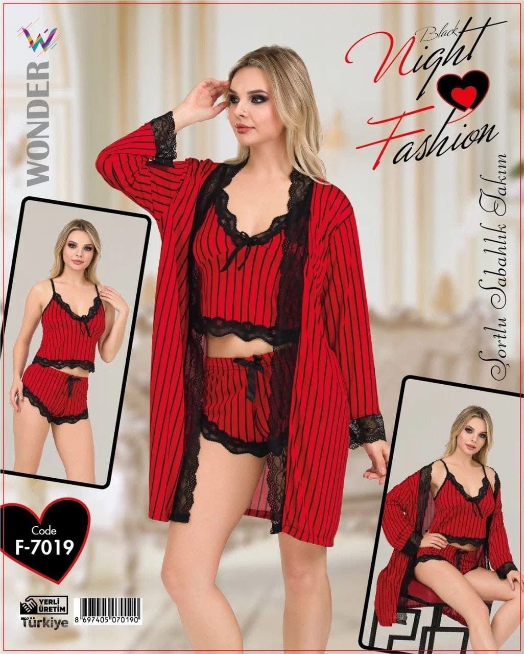 PIJAMA RED PASSION