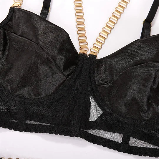 SET SEXY BLACK CHAIN