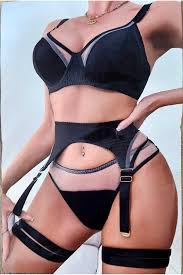 SET LENJERIE SEXY CU PORTJARTIER