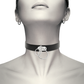 COQUETTE CHIC DESIRE - DOUBLE RING VEGAN LEATHER CHOKER - Image 2