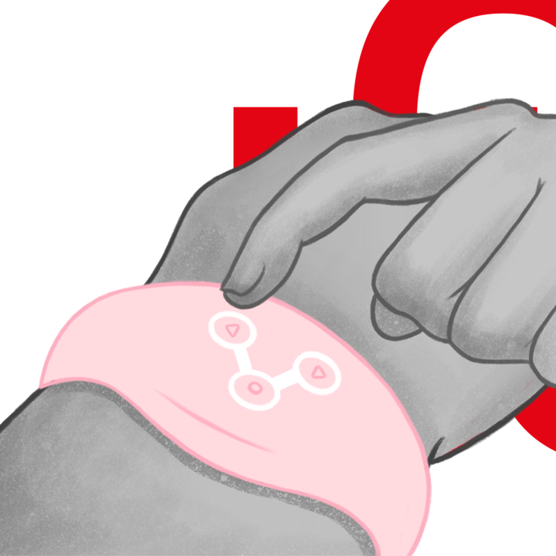 WATCHME - WIRELESS TECHNOLOGY WATCH SOFT PINK - Image 7