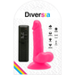 DIVERSIA - FLEXIBLE VIBRATING DILDO PINK 17 CM -O- 3.3 CM - Image 7