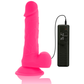 DIVERSIA - FLEXIBLE VIBRATING DILDO PINK 20.5 CM -O- 4.2 CM - Image 4