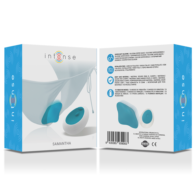 INTENSE - SAMANTHA PANTIE REMOTE CONTROL BLUE - Image 7