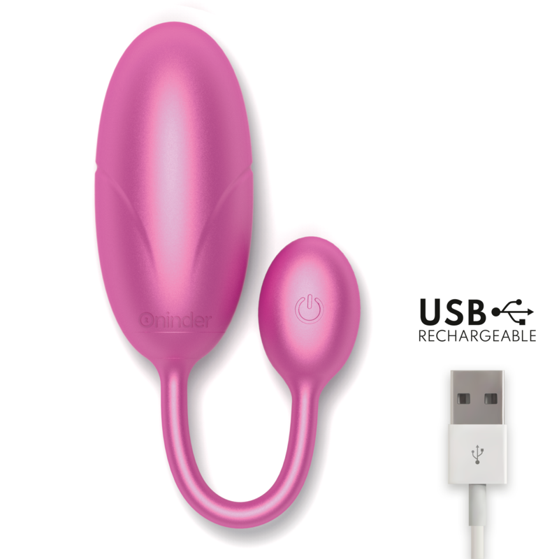 ONINDER - TOKYO VIBRATING EGG PINK 7.5 X 3.2 CM FREE APP - Image 5