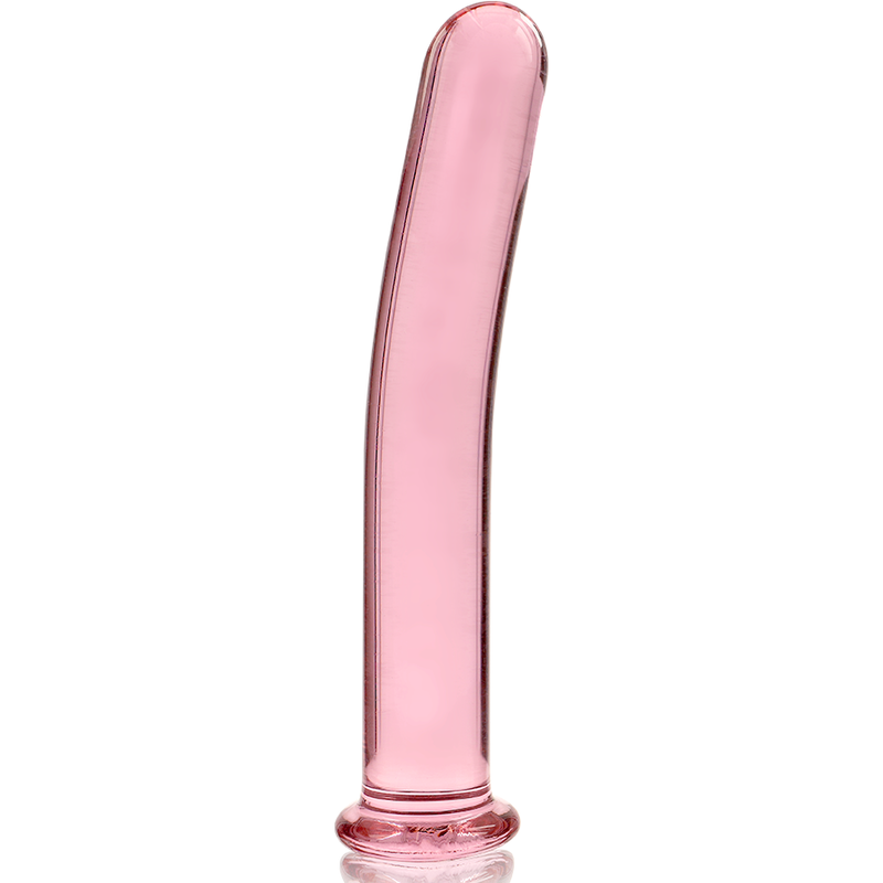 NEBULA SERIES BY IBIZA - MODEL 9 DILDO BOROSILICATE GLASS PINK 15.5 CM -O- 2.5 CM - Image 5