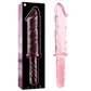 NEBULA SERIES BY IBIZA - MODEL 24 DILDO BOROSILICATE GLASS PINK 28.5 CM -O- 5 CM