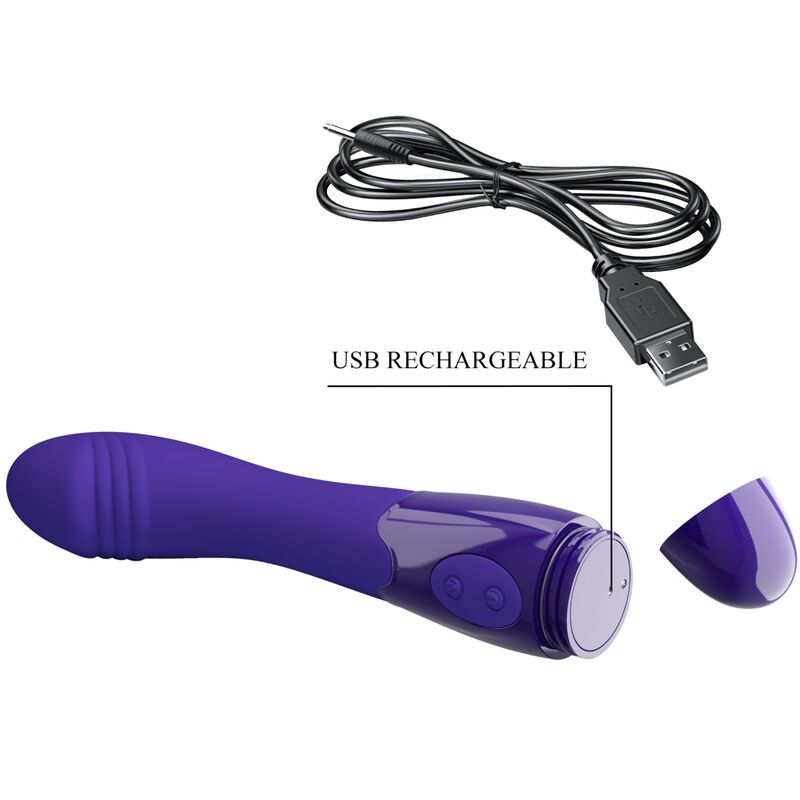 PRETTY LOVE - ELEMENTAL YOUTH VIOLET VIBRATOR DILDO - Image 6