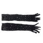 SUBBLIME - 957469SHINE TRANSPARENT GLOVES BLACK S/M - Image 4
