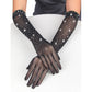 SUBBLIME - 957469SHINE TRANSPARENT GLOVES BLACK S/M - Image 7