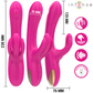 INTENSE - BRITNEY MULTIFUNCTION RABBIT VIBRATOR 23 CM PINK - Image 3