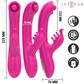INTENSE - CHRISTINA MULTIFUNCTION RABBIT VIBRATOR 22.5 CM PINK - Image 3