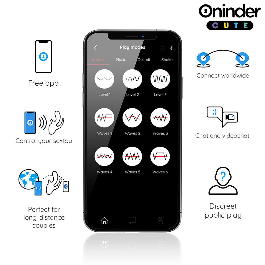ONINDER CUTE - LOVE 3 SOME TRIPLE VIBRATOR - FREE WORLDWIDE APP - Image 4