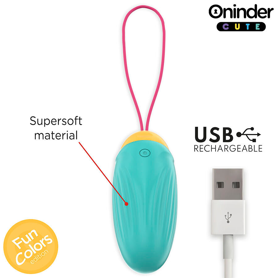 ONINDER CUTE - LOVE PLEASURE VIBRO-ROTATING SILICONE GEM EGG - FREE WORLDWIDE APP - Image 7