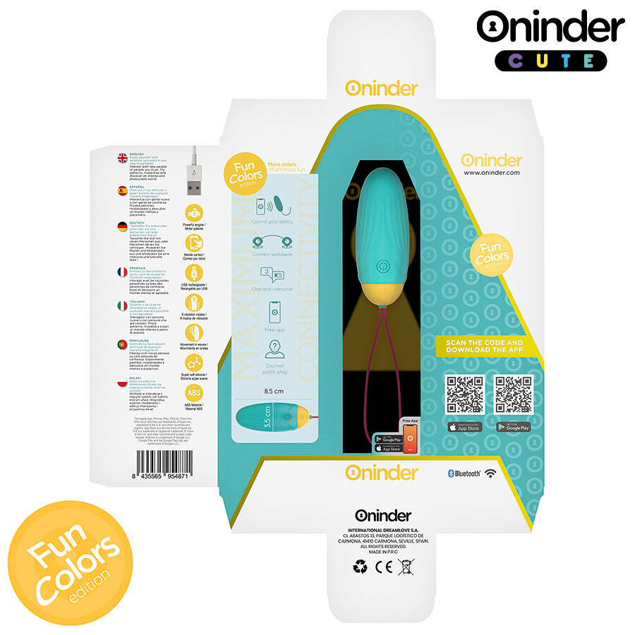 ONINDER CUTE - LOVE PLEASURE VIBRO-ROTATING SILICONE GEM EGG - FREE WORLDWIDE APP - Image 8