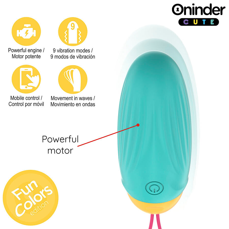 ONINDER CUTE - LOVE PLEASURE VIBRO-ROTATING SILICONE GEM EGG - FREE WORLDWIDE APP - Image 6