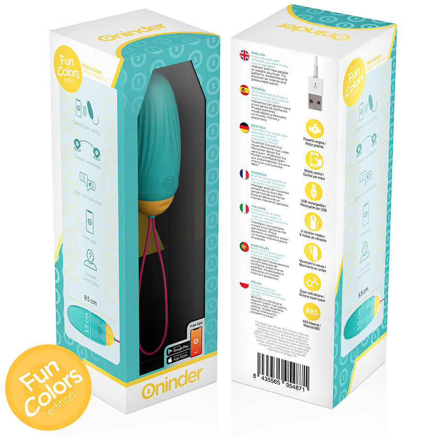 ONINDER CUTE - LOVE PLEASURE VIBRO-ROTATING SILICONE GEM EGG - FREE WORLDWIDE APP - Image 9