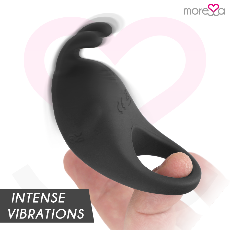 MORESSA - BRAD PREMIUM SILICONE RECHARGEABLE BLACK - Image 3