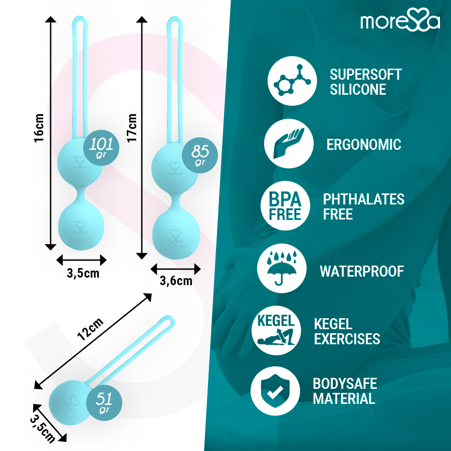 MORESSA - OSIAN SET PREMIUM TURQUOISE SILICONE - Image 4