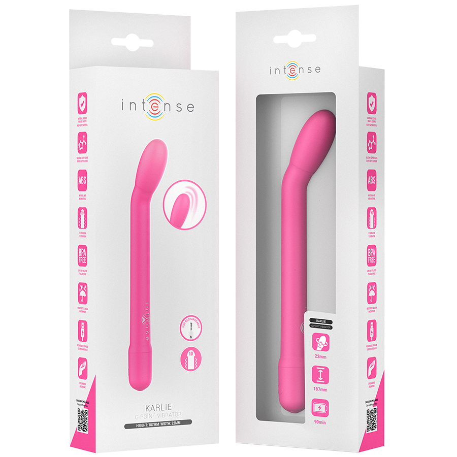 INTENSE - KARLIE RECHARGEABLE G-SPOT STIMULATOR PINK - Image 8