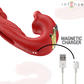 INTENSE - NATHY DOUBLE VIBRATOR WITH MULTIFUNCTION STIMULATING MOUTH RED - Image 7
