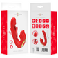 INTENSE - NATHY DOUBLE VIBRATOR WITH MULTIFUNCTION STIMULATING MOUTH RED - Image 8