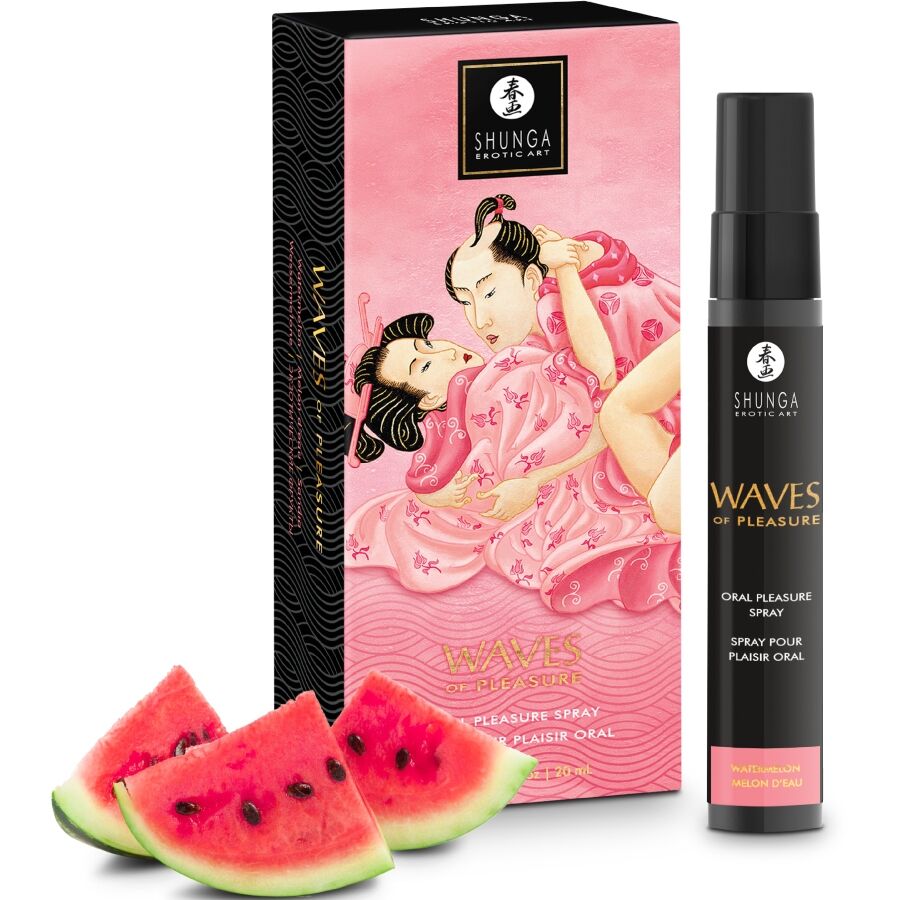 SHUNGA - WAVES PLEASURE SPRAY ORAL SEDUCTIVE WATERMELON 20 ML