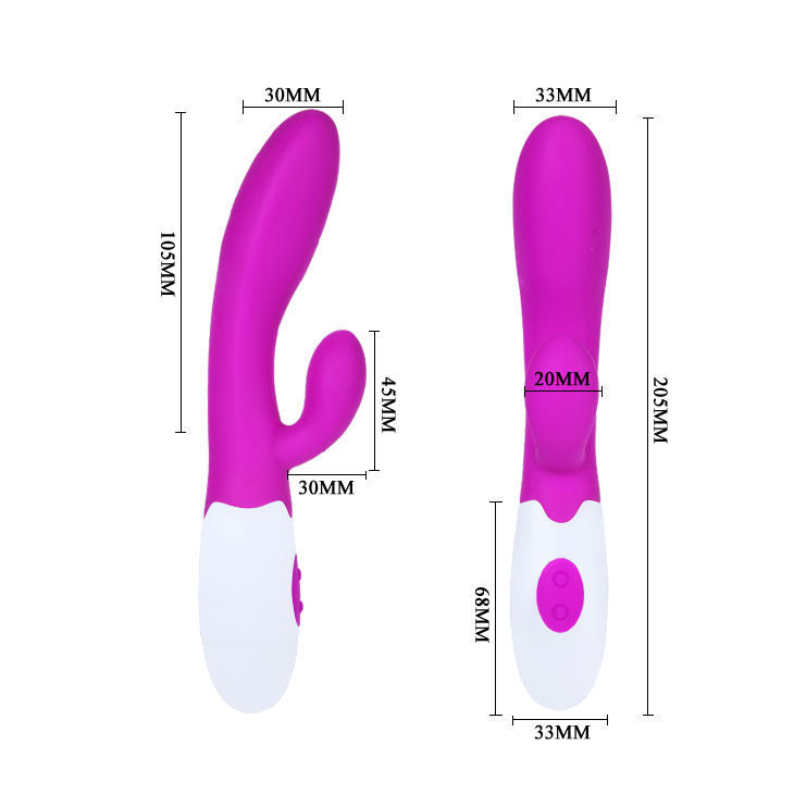 PRETTY LOVE - FLIRTATION ALVIS VIBRATOR WITH CLITORIS STIMULATOR - Image 6