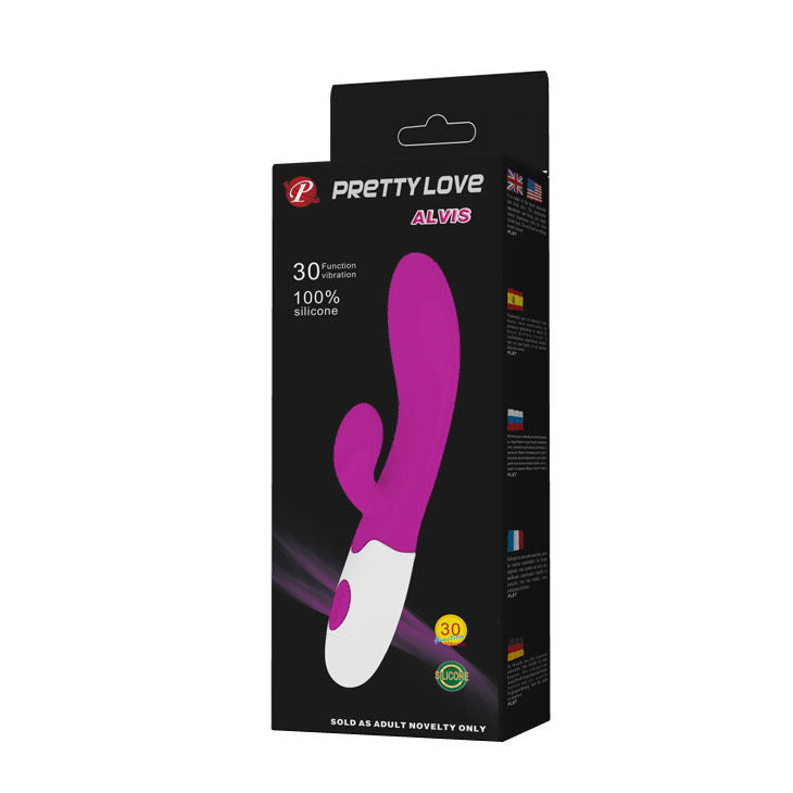 PRETTY LOVE - FLIRTATION ALVIS VIBRATOR WITH CLITORIS STIMULATOR - Image 9
