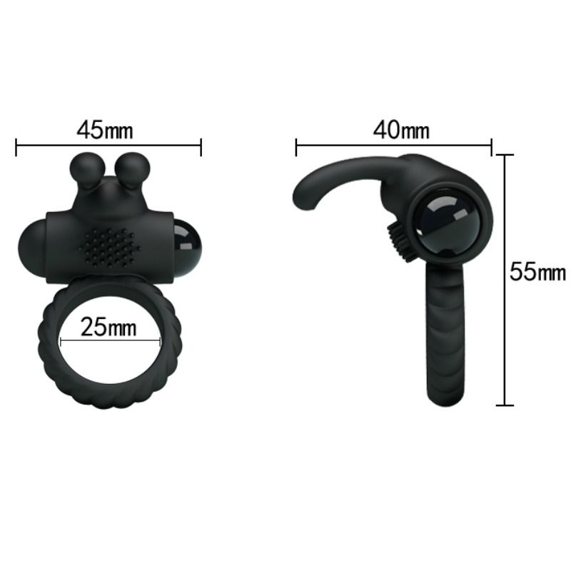 PRETTY LOVE - EUDORA VIBRATING RING WITH STIMULATOR - Image 6