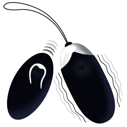 INTENSE - FLIPPY II VIBRATING EGG WITH REMOTE CONTROL BLACK - Image 2