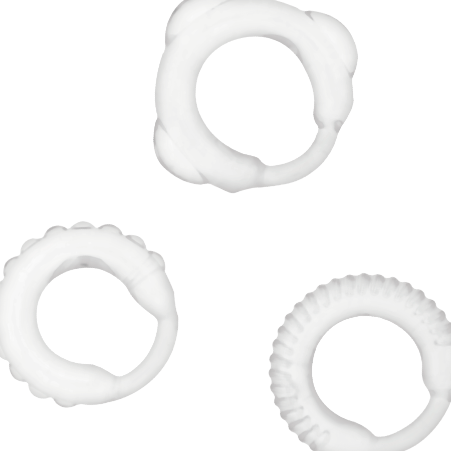 ADDICTED TOYS - C-RING SET CLEAR - Image 3