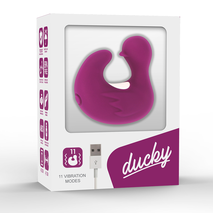 COVERME - DUCKYMANIA RECHARGEABLE SILICONE STIMULATING DUCK THIMBLE - Image 7