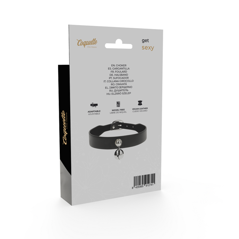 COQUETTE CHIC DESIRE - VEGAN LEATHER NECKLACE WOMAN RATTLE ACCESSORY - Image 6