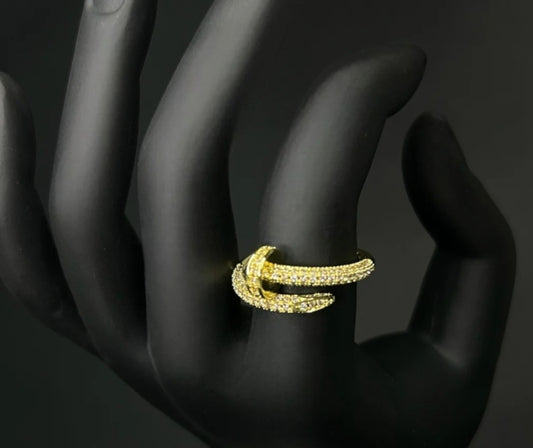 Inel Luxury Gold Diamond