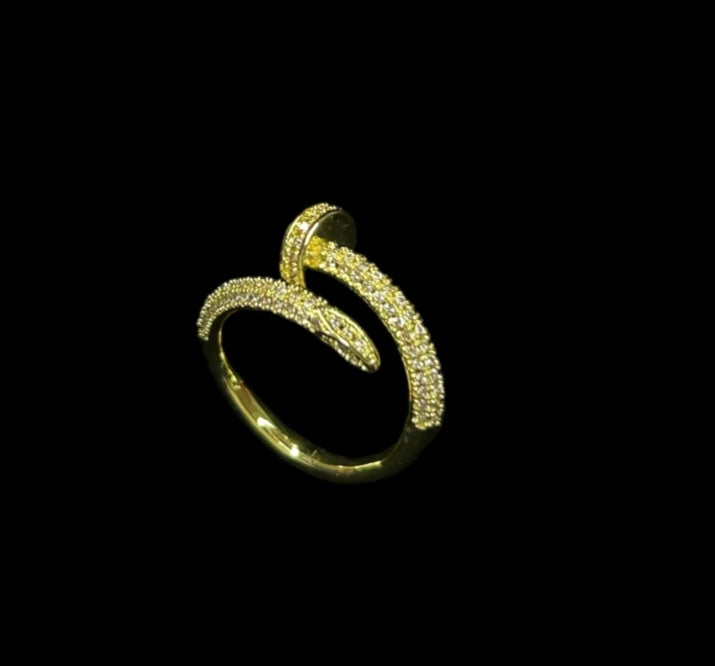 Inel Luxury Gold Diamond