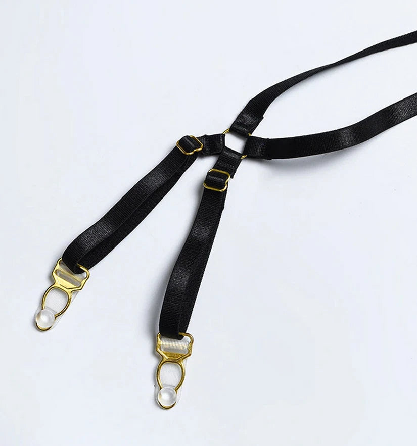 SET LENJERIE INTIMA CU HAM DIN PLASA NEAGRA