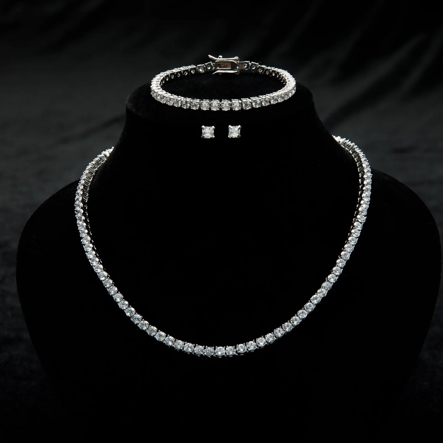 SET TENNIS CU CERCEI DIAMOND