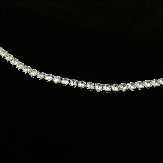 COLIER TENNIS ROUND SILVER